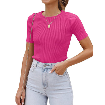 Women's Ribbed Slim Tee