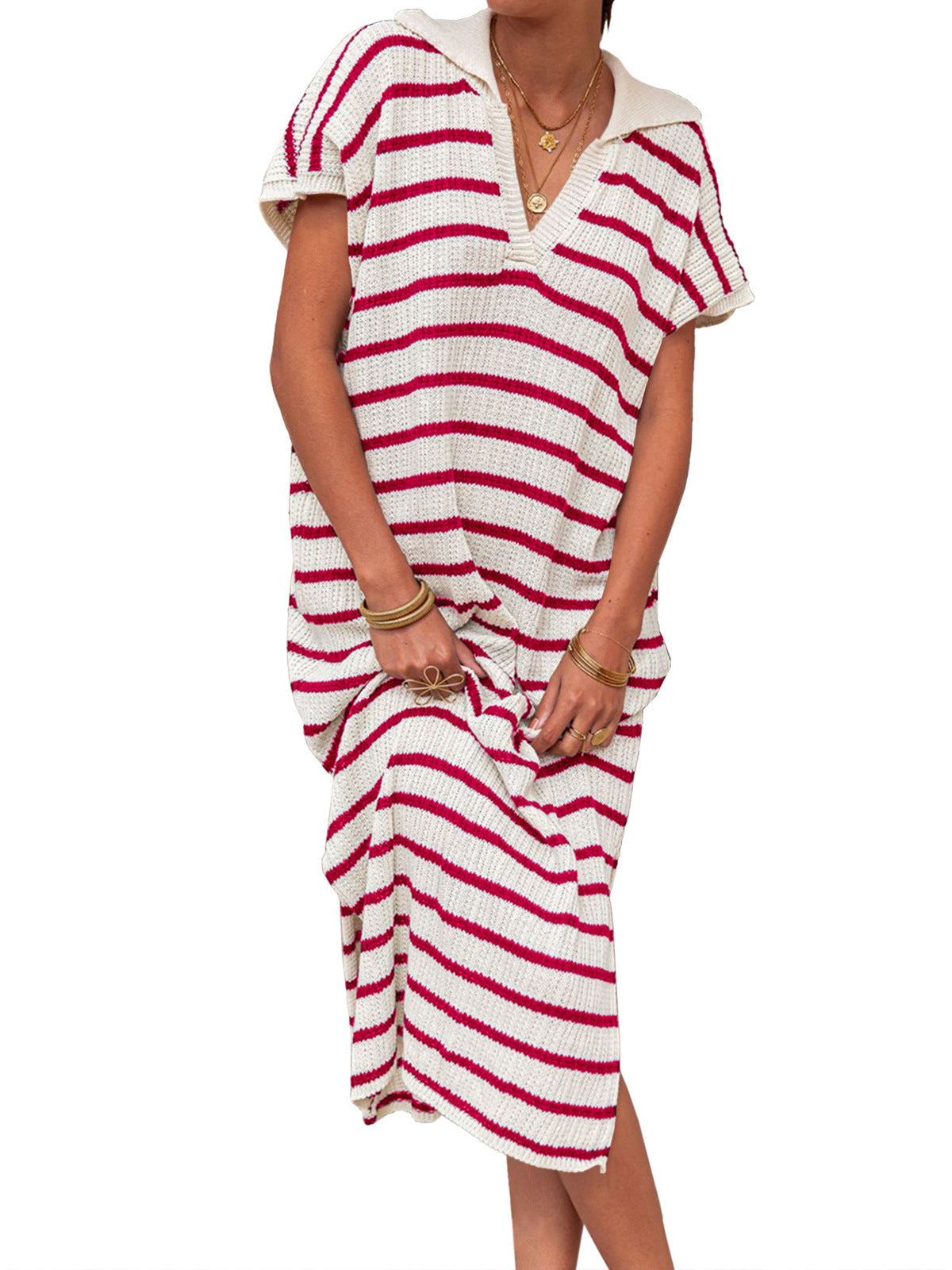 Robe pull fendue