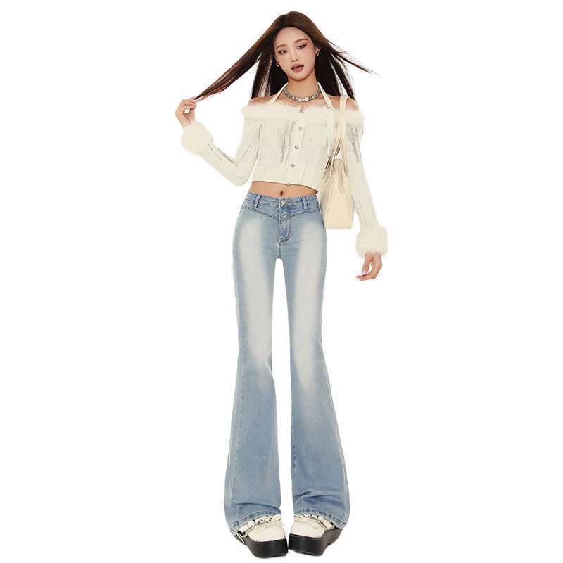 Slimming Elastic Slightly Denim Pants - Shé Hauté