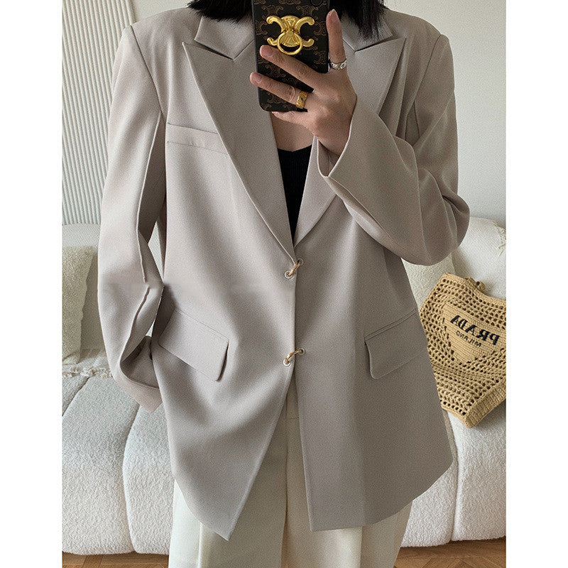 Solid Color Blazer