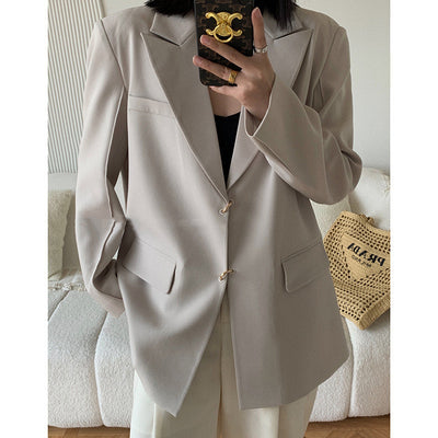 Solid Color Blazer
