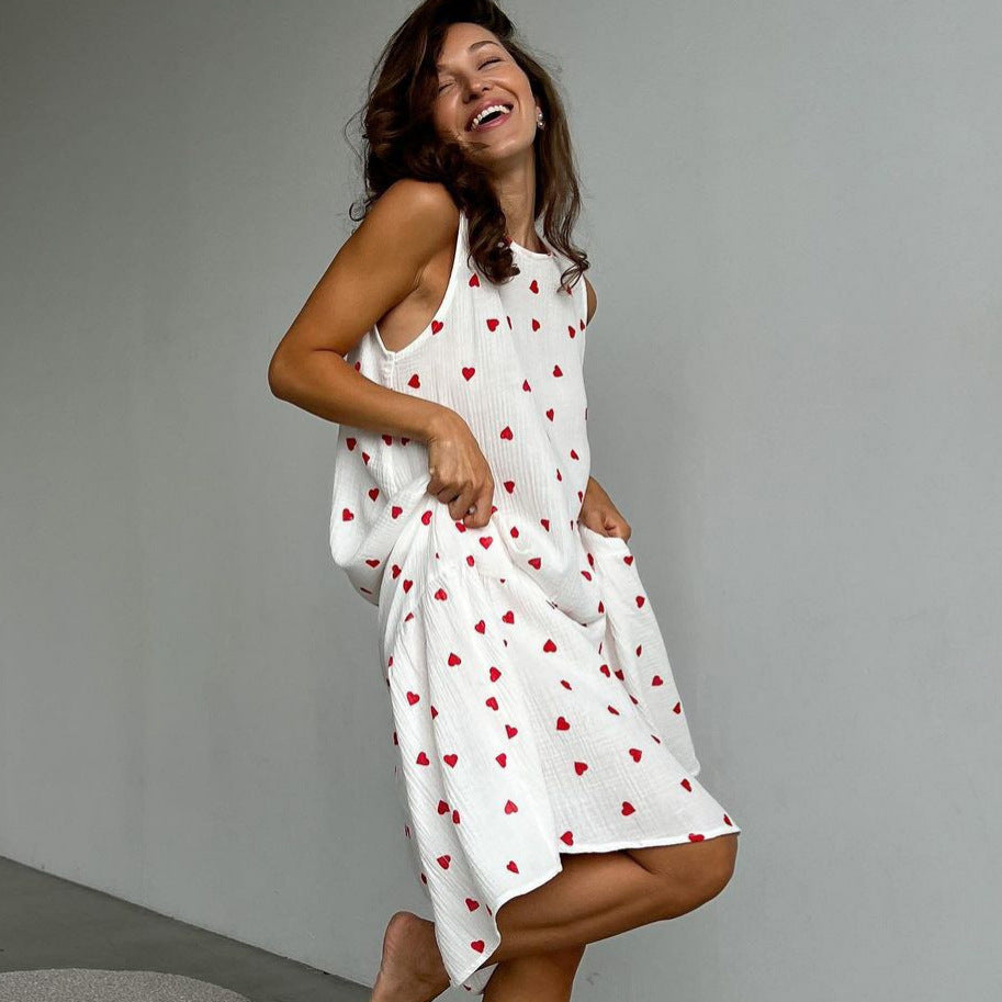 Robe d'amour en coton