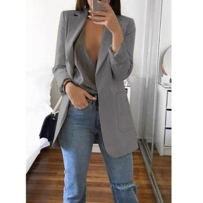 Blazer à revers slim