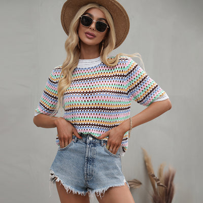 Women's Hollow Knit Top