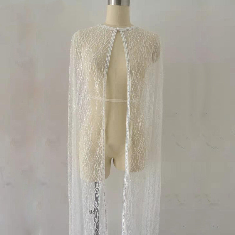 Robe à paillettes croisées