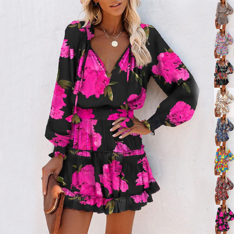 Robe patchwork fleurie
