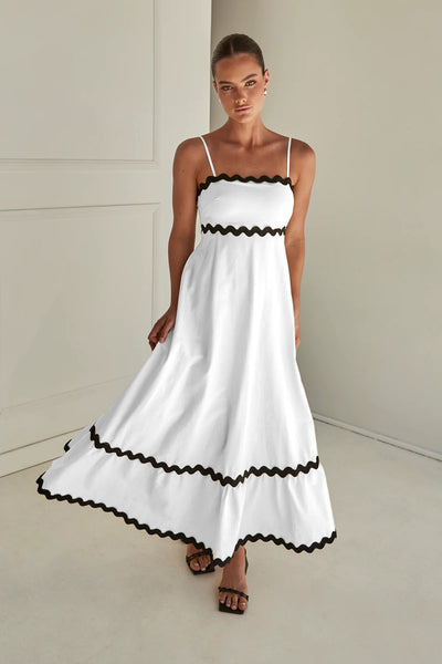 Solid Color Beach Maxi Dress