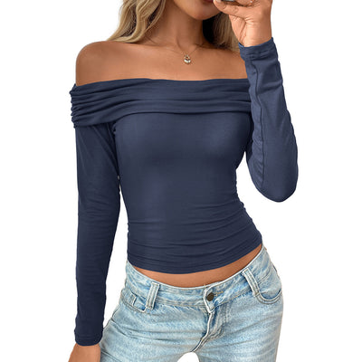 Haut plissé pour fille sexy