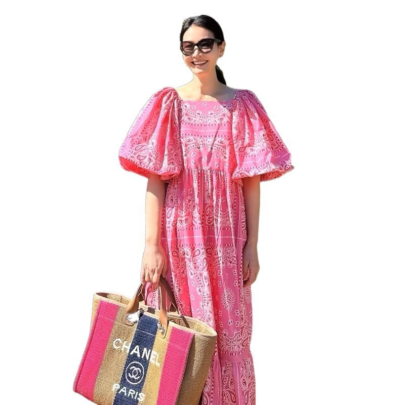 Robe bouffante décontractée
