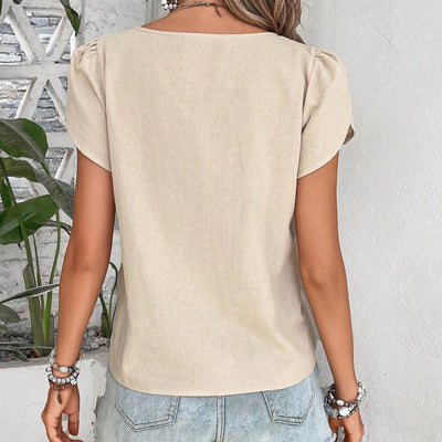 Asymmetrical Work Top – Women