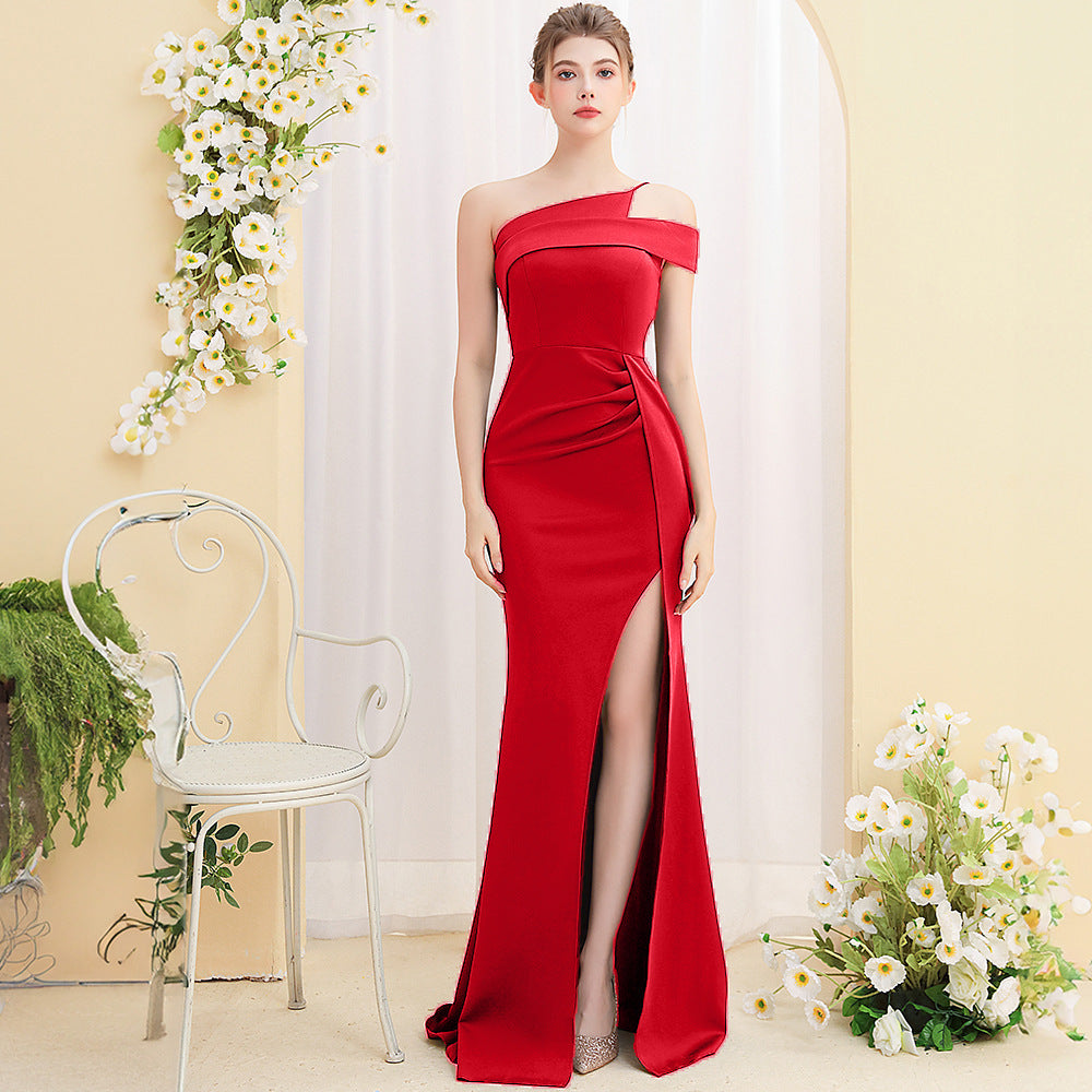 Women's Elegant Fishtail Dress - Shé Hauté