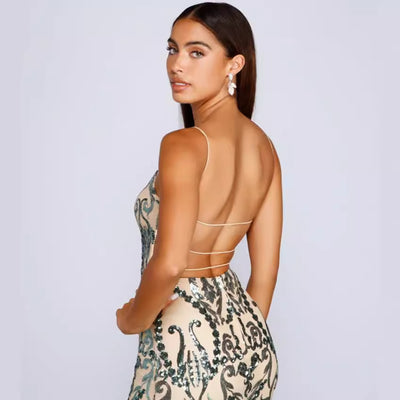 Robe à paillettes tendance