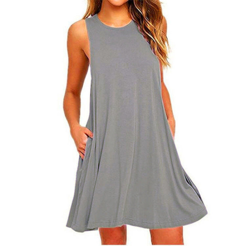 Robe gilet à poches 