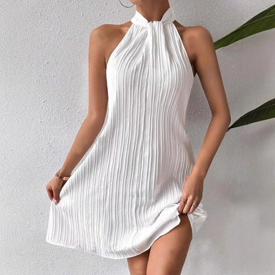 Robe drapée dos nu