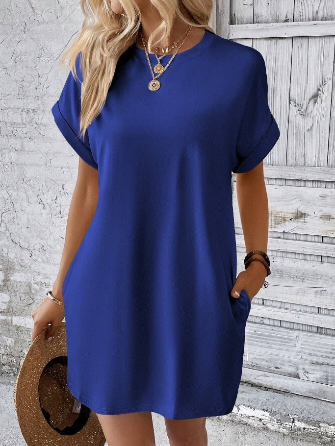 Solid Color Summer Dress