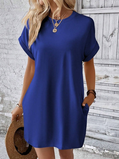 Solid Color Summer Dress