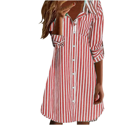 Chemise à rayures faciles