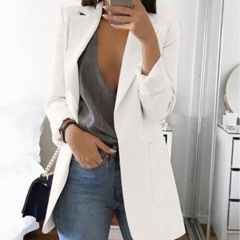 Blazer à revers slim
