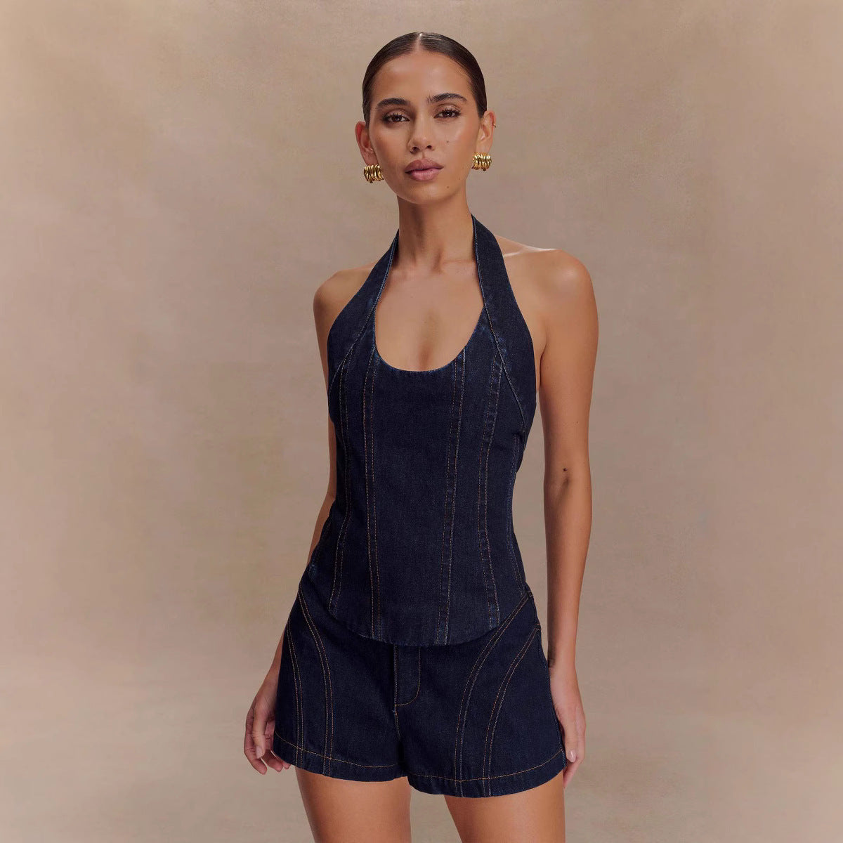 Casual Denim Suit