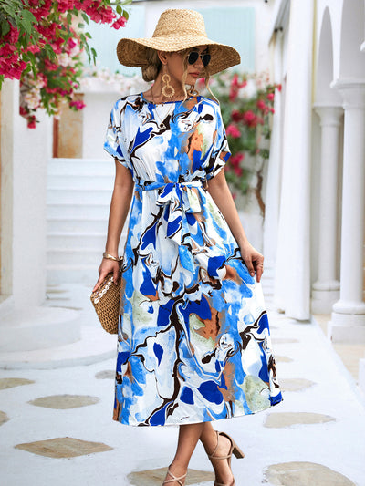 Lace-Up Beach Dress
