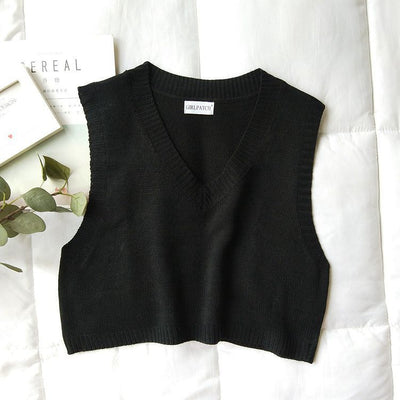 Women's Retro Knit Vest