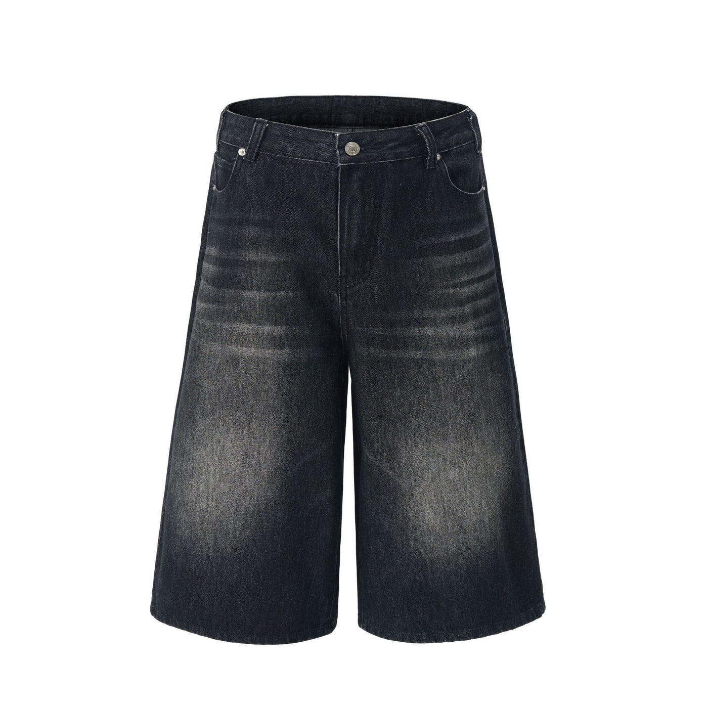 Women's Washed Wide-Leg High Street Jeans - Shé Hauté