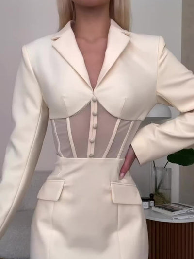 Robe mini blazer