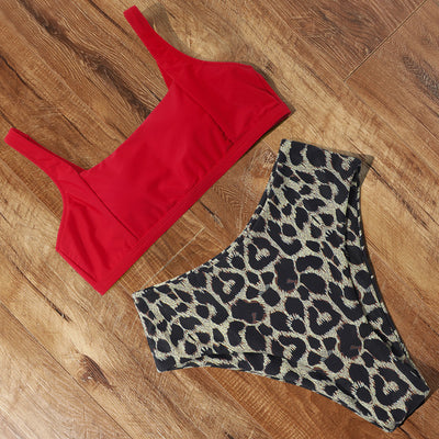 Push Up Bikini Set – Leopard Print - Shé Hauté
