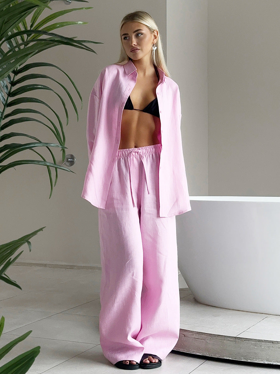 Loose Shirt & Trousers Set