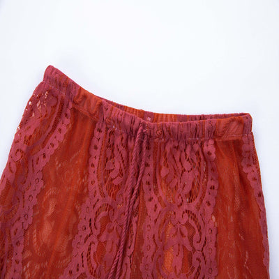 Pantalon à lacets