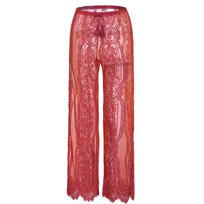 Pantalon à lacets