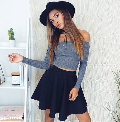 Off Shoulder Crop