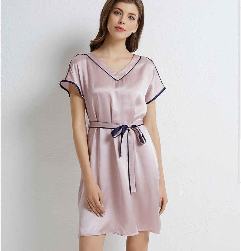 Chemise de nuit en soie