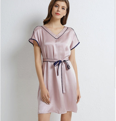 Chemise de nuit en soie