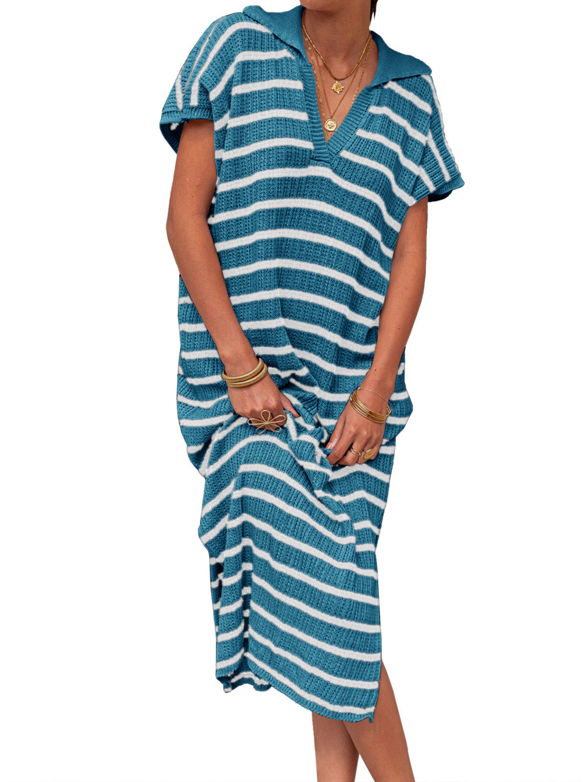 Robe pull fendue