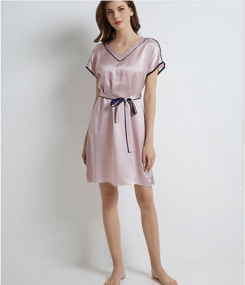Chemise de nuit en soie