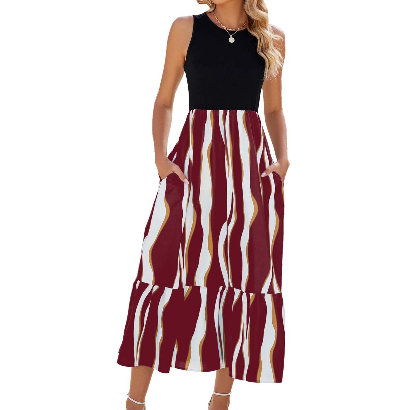 Striped Maxi Dress