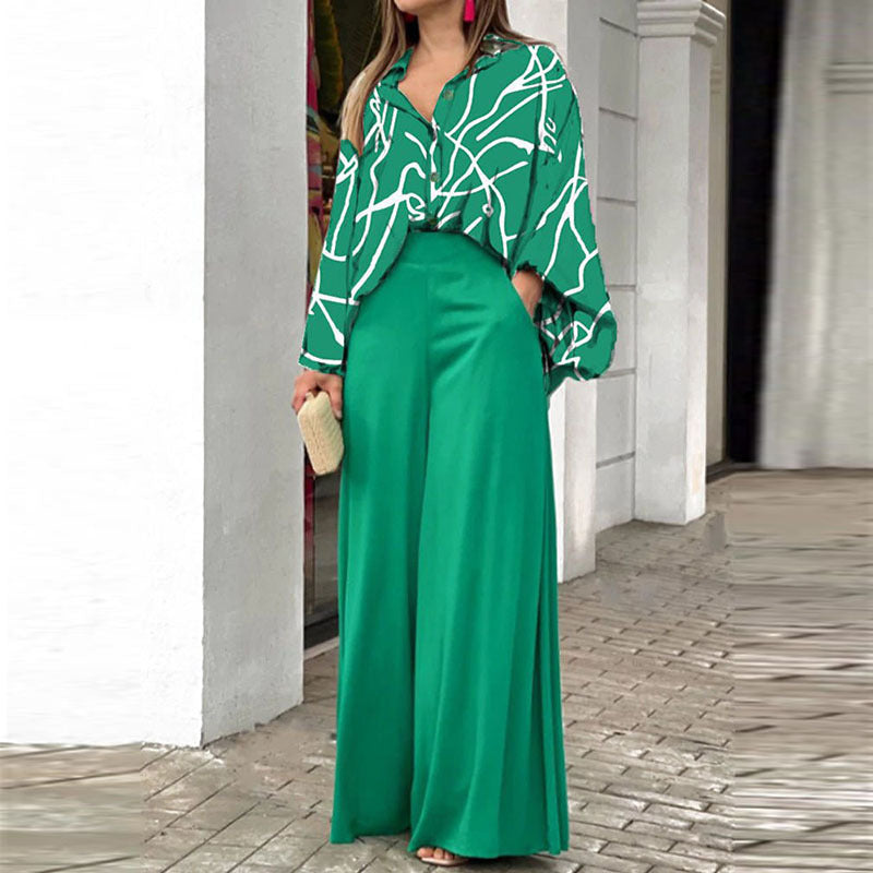 Costume imprimé élégant