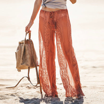 Pantalon à lacets