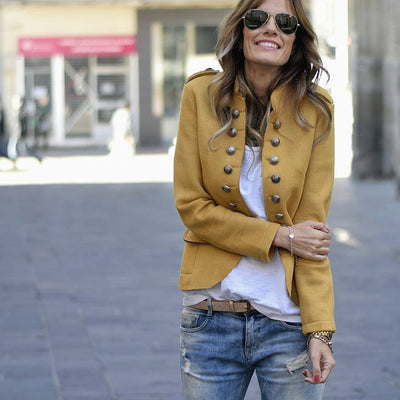 Trendy Button Coat