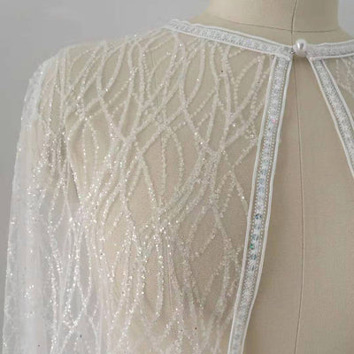Robe à paillettes croisées