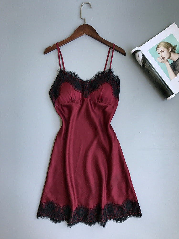 Robe nuisette en soie