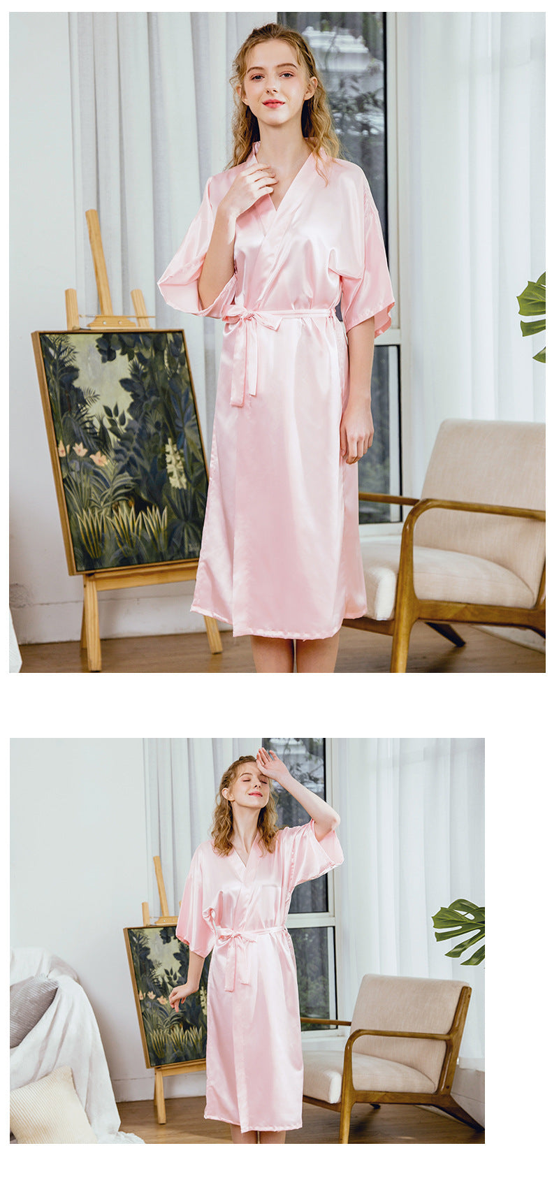 Ensemble de mariée en soie