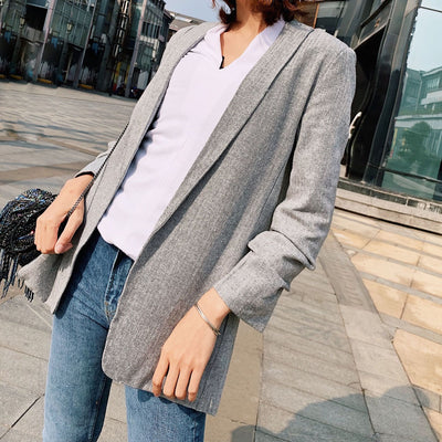 Blazer à chevrons 