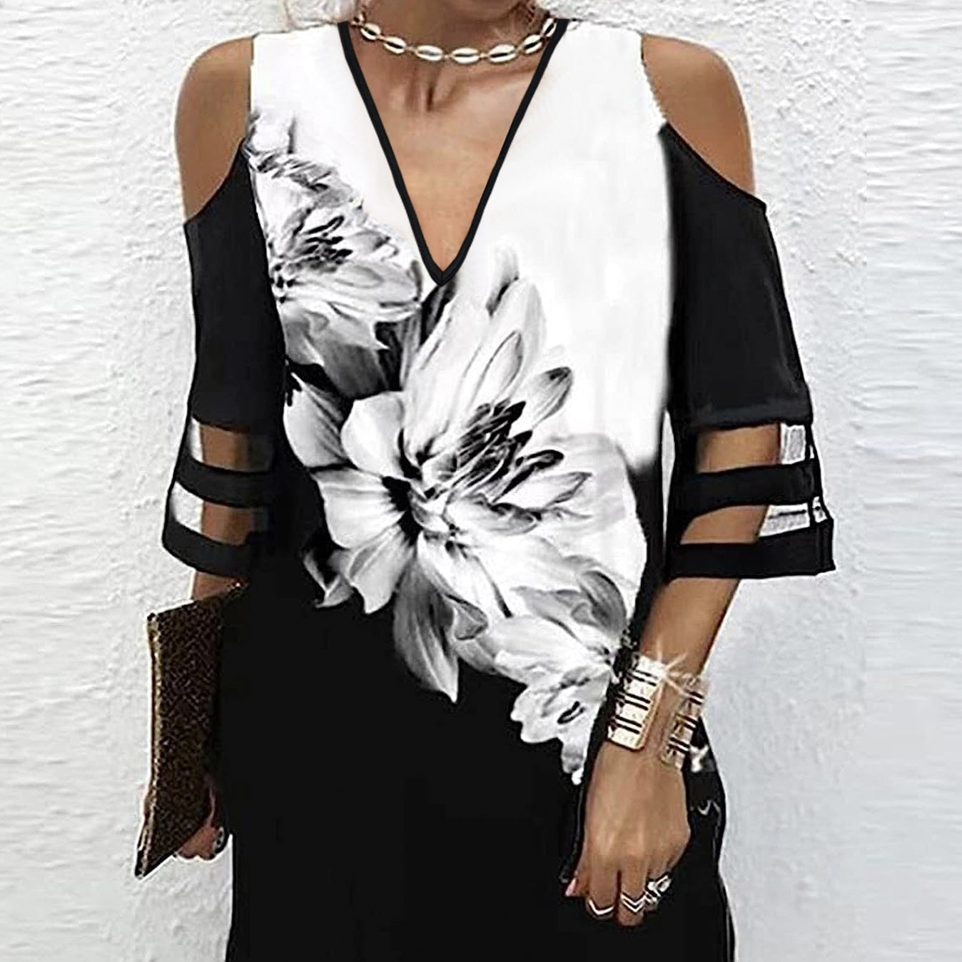 Abstract Mesh Dress