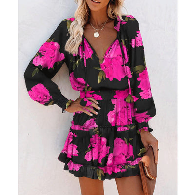 Robe patchwork fleurie