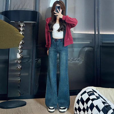 Slimming Wide-Leg Flare Jeans – Women - Shé Hauté