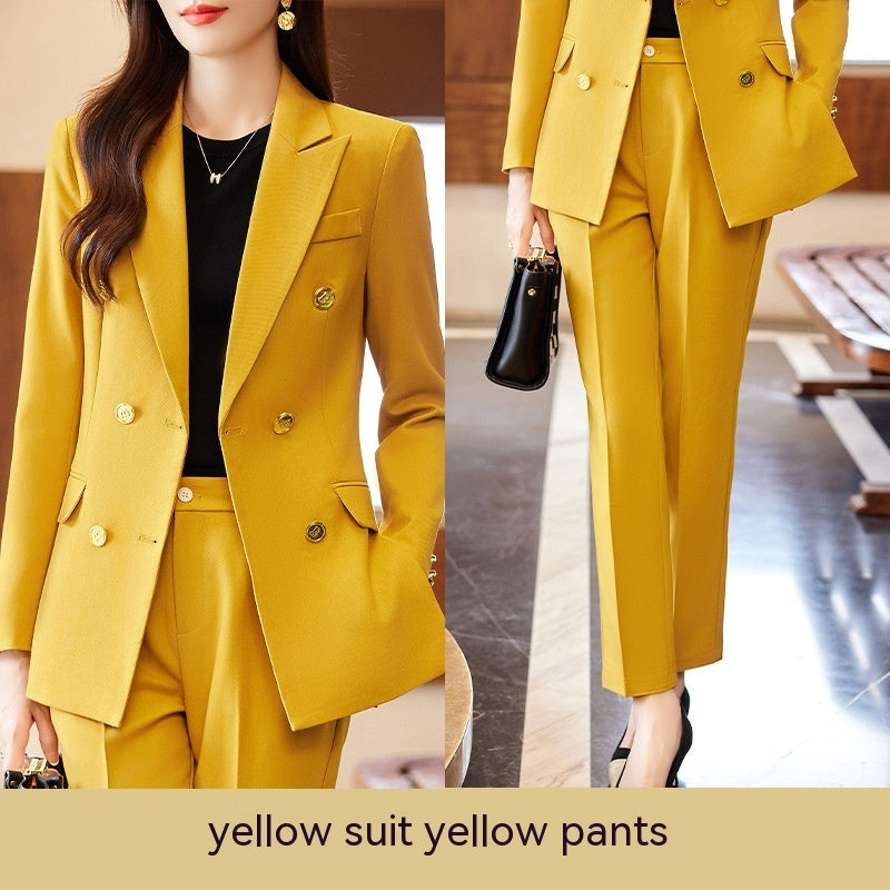 Costume slim fit caramel