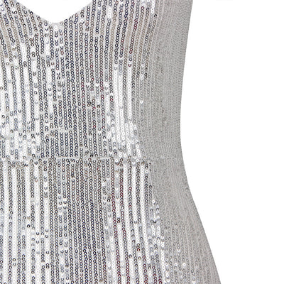Sequin Strap Dress