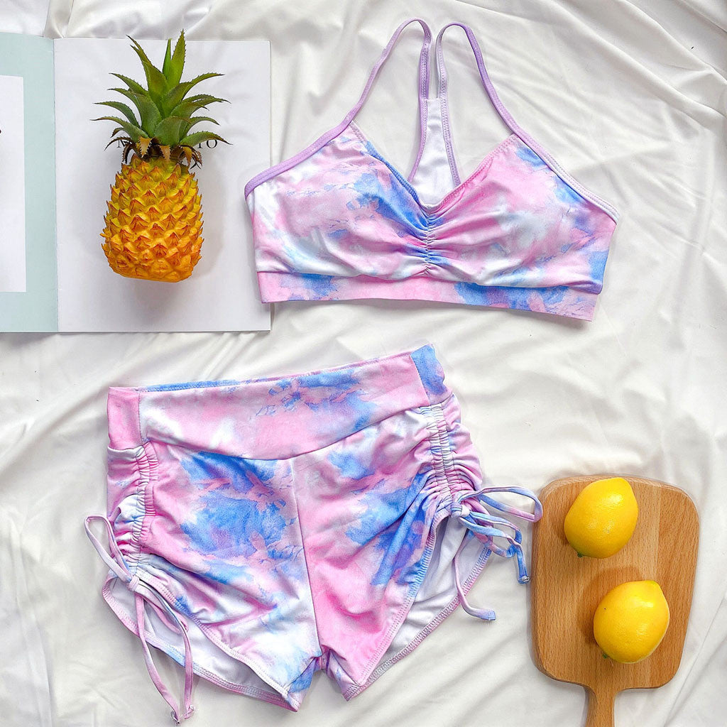 Women's Tie-Dye Brazilian Bikini Set - Shé Hauté